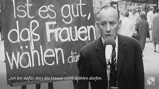 Frauen und wählen In den 60er Jahren für einige Männer eine Provokation [upl. by Luehrmann948]