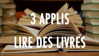 Le TOP 3  Les applications pour lire des livres [upl. by Asehr]