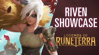 Riven Champion Showcase  Gameplay  Legends of Runeterra [upl. by Hummel]