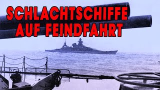 Schlachtschiffe auf Feindfahrt Originalaufnahmen SCHARNHORST GNEISENAU  KompletteDokumentation [upl. by Sirtaeb]