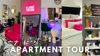 My First Apartment Tour  MODERN amp AFFORDABLE [upl. by Anett]