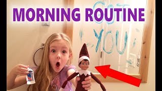 Sisters Morning Routine With Bad Elf on the Shelf Chucky [upl. by Dam781]