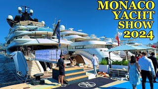 SPECTACULAR MONACO YACHT SHOW 2024  DAY 4 emmansvlogfr [upl. by Urias101]