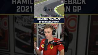 Lewis Hamilton Comeback Live Reaction  2021 Brazilian Grand Prix [upl. by Bendick]