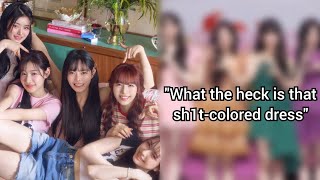 Fifty Fifty Are Criticized For Having quotThe Most Horrible Outfits In Kpopquot Kpop [upl. by Nitsrik]