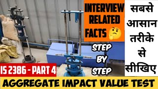 Aggregate Impact Value Test l AIV Test l Interview Related Facts [upl. by Nwahser]