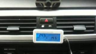 Digital car vehicle thermometer in out temperature [upl. by Nilyam872]