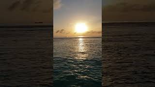 Breathtaking Sunrise Over the Ocean View from The RitzCarlton Maldives Overwater Villa June 2024 [upl. by Marchese609]