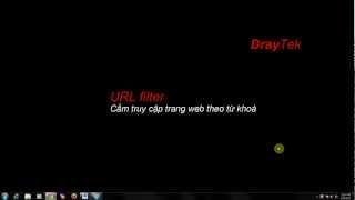 DrayTek URL Content Filter [upl. by Lainahtan]