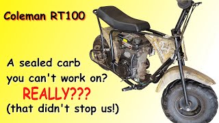 RT100 minibike  Lets get it running [upl. by Voletta]