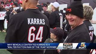 Ted Karras Walter Payton Man of the Year campaign [upl. by Vaenfila]