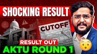 quotAKTU Counselling Round 1 Result Out 😱  Shocking Cutoff 😢  Essential Steps After Your Resultquot [upl. by Ennovihc]