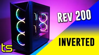 INVERTED Sharkoon Rev200 case unusual design fun build [upl. by Behlke]