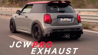 MINI JCW 2022  Pro Exhaust  Pure Sound Valve Open 💥 [upl. by Orlene857]