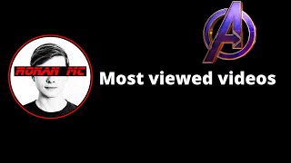 Most Viewed RonanMC Videos Ever Avengers Endgame Edition [upl. by Irtimid501]