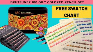 Brutfuner 180 Round Barrel Colored Pencil Set [upl. by Arym]