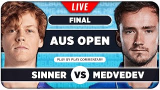 SINNER vs MEDVEDEV • Australian Open 2024 Final • LIVE Tennis PlaybyPlay Stream [upl. by Leno]