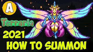 Terraria 1449 How To Summon Empress of Light 2024 EASY  Terraria how to get Prismatic Lacewing [upl. by Sirois]