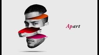 Apart  Graphic design  Photoshop Tutorial [upl. by Elak]