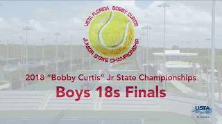 Boys 18s  2018 quotBobby Curtisquot Jr State Championships Finals [upl. by Sharl]