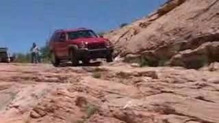 Jeep Liberty on the Hole in the Rock trail  Vid 4 Entrance to the Chute [upl. by Dorlisa717]