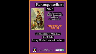 Floriansgottesdienst in der ev Kirche Unterreichenbach [upl. by Alletneuq]