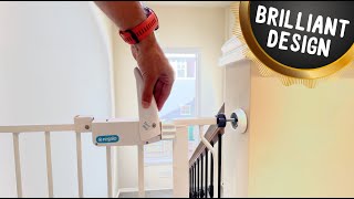 ★★★★★ Regalo Baby Gate Review  Easy Step Installation and Tips [upl. by Bernadina]