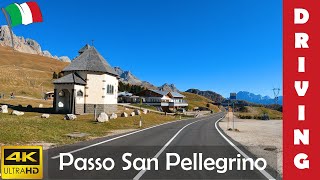 Driving in Italy 14 San Pellegrino Pass  4K 60fps [upl. by Sallyanne]