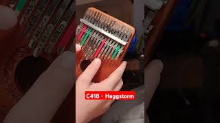 Minecraft Haggstorm on The Kalimba😀 shorts fyp minecraft kalimbacover [upl. by Enoob]