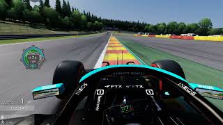 Mercedes W12 F1 2021 Belgium Spa Lap Onboard [upl. by Per560]