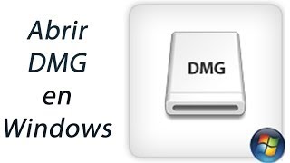 Abrir archivo DMG en Windows [upl. by Codee]