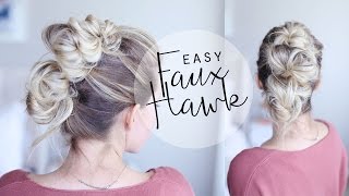 Easy Faux Hawk Tutorial  For Everyday [upl. by Noni]