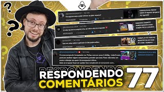 RESPONDENDO COMENTÁRIOS 77  Dúvidas tiradas na hora  WARD V2  HARPY  PC GAMER  Mouse e teclado [upl. by Odnomyar]