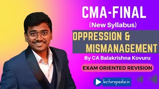 CMAFinal law Prevention of Oppression and mismanagement Revision  Companies Act 2013 [upl. by Anauj671]