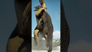 イグアノドンがバリオニクスを破壊してしまったIguanodon destroyed Baryonyx [upl. by Kcered]