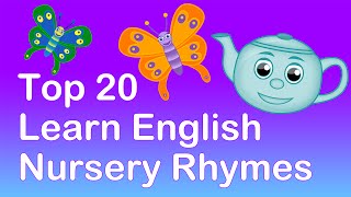 TOP 20 LEARN ENGLISH NURSERY RHYMES  Compilation  Nursery Rhymes TV  English Songs For Kids [upl. by Tepper]