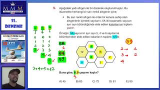 Acil Yayınları Matematiğin İlacı TYT Deneme11 Matematik Çözümleri [upl. by Neirrad]