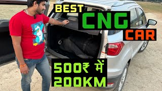 Ford ecosport CNG ownership review आज की date में best CNG car  Aftermarket CNG [upl. by Anig]