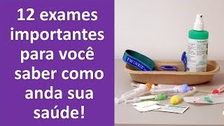 12 exames importantes para você saber como anda sua saúde  Dr Marco Menelau [upl. by Rovelli]