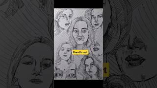 Drawing instagram viral girl doodle art explore drawing subscribe art 2024 sketch latest [upl. by Knut]