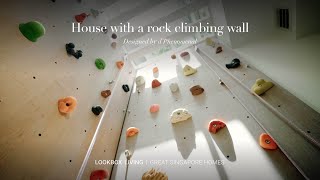 Great Singapore Homes  House with a rock climbing wall [upl. by Adlei90]