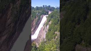 Canada Montmorency falls Zipline [upl. by Xuagram]