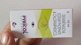 Pyricol Eye Drops  Dexomethasone and Chloramphenicol Eye Drops  Pyricol Eye Drops Use precautions [upl. by Anomer]