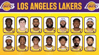 Los Angeles LAKERS New Roster 2024  Player Lineup Profile Update as of March 24 2024 [upl. by Ahsinut]