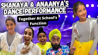 Shanaya amp Anaanya’s Dance Performance Together At School’s Function  RS 1313 VLOGS [upl. by Rhys]