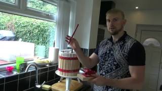 Making hard apple cider at home from picking to bottling  cider press [upl. by Halfdan]