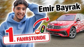 Erste Fahrstunde SCHALTUNG mit Emir Bayrak 🤪  Fischer Academy [upl. by Marci756]