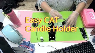 Creating a Fantasist Cat Wall Candle Holder Video 25 [upl. by Nnahsal]