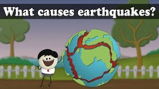 What causes earthquakes  aumsum kids science education children [upl. by Eelyr601]