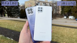 Realme 8i vs Samsung M22 Сравнение камер и возможностей [upl. by Penoyer]